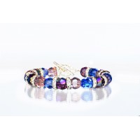 JC - SWAROVSKI DRIEKLEURIG ARMBAND 