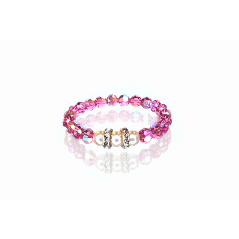 JC - SWAROVSKI ARMBAND ROSE