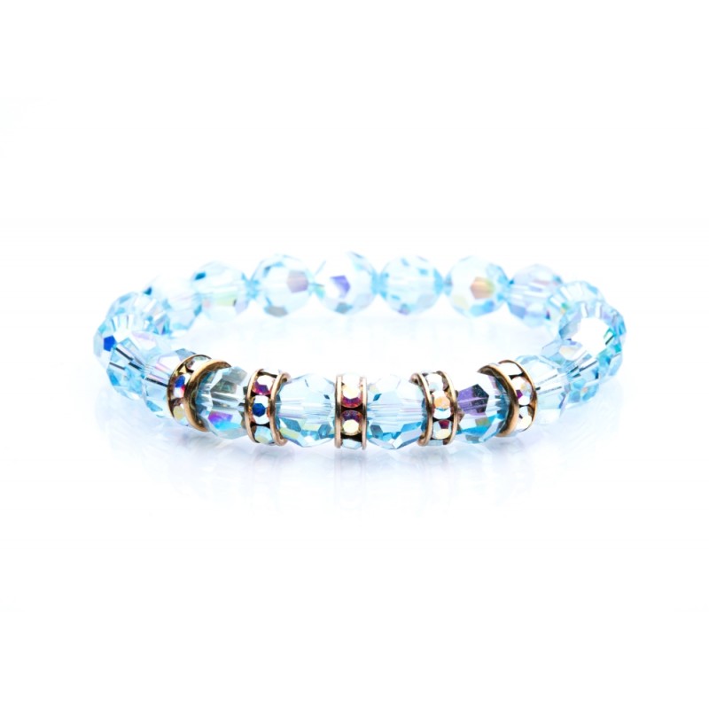 JC - SWAROVSKI ARMBAND BLUE ZIRCON