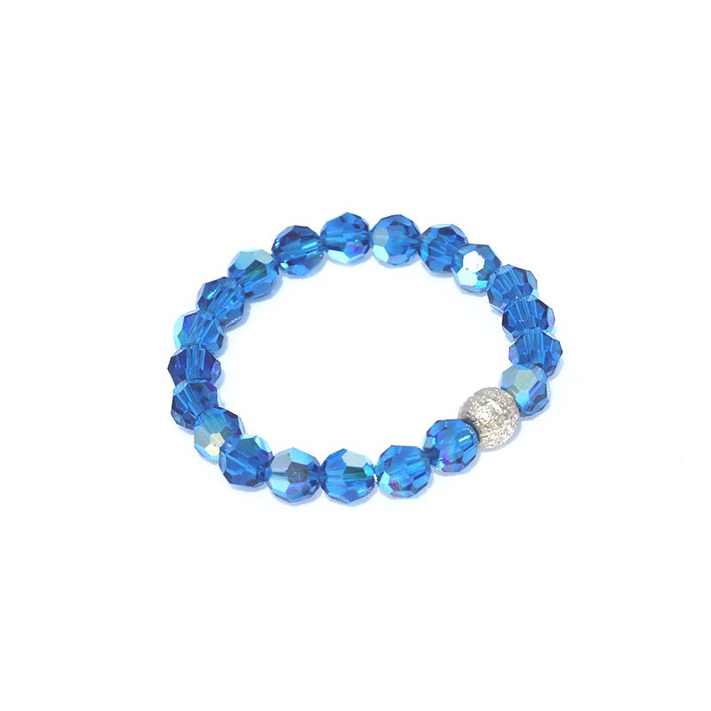 JC - SWAROVSKI KINDERARMBAND CAPRI BLAUW